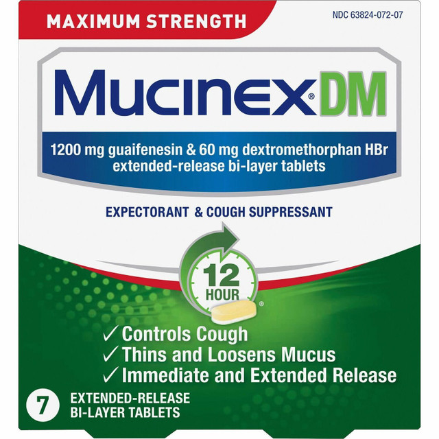 Reckitt Benckiser plc Mucinex 07207 Mucinex DM Cough Tablets