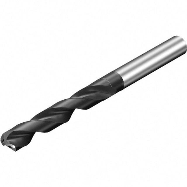 Sandvik Coromant 7782476 Screw Machine Length Drill Bit: 12.90 mm Dia, 140 deg Point, Solid Carbide