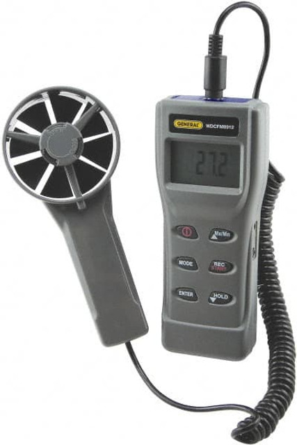 General WDCFM8912 0 to 3,000 Ft./Min Air Airflow Meter