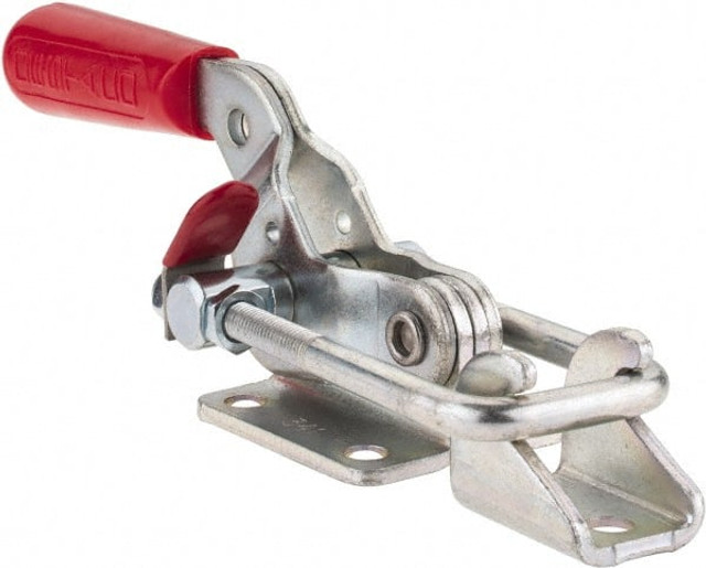 De-Sta-Co 341 Pull-Action Latch Clamp: Horizontal, 2,000 lb, U-Hook, Flanged Base