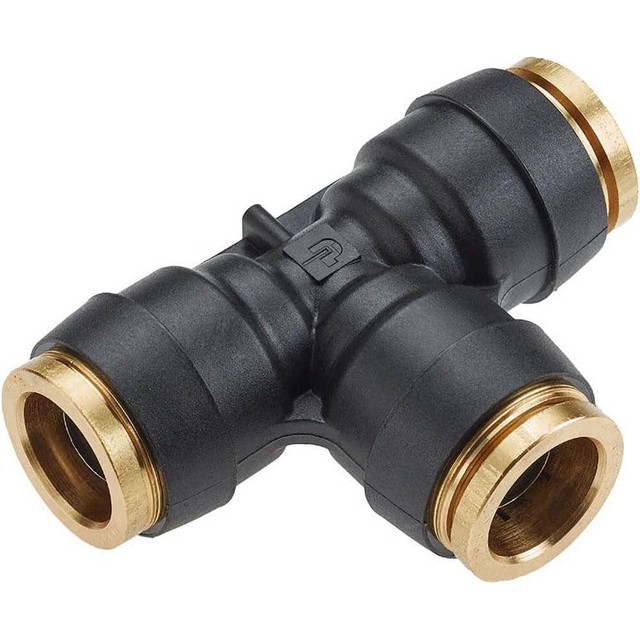 Parker 364PTC-6-6-5/32 Push-To-Connect Tube to Tube Tube Fitting: Union Tee, 3/8 x 3/8 x 5/32" OD