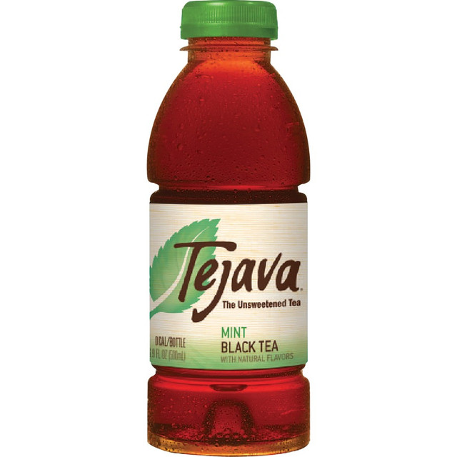 Crystal Geyser Water Company Tejava 40133PL Tejava Mint Black Tea Bottle