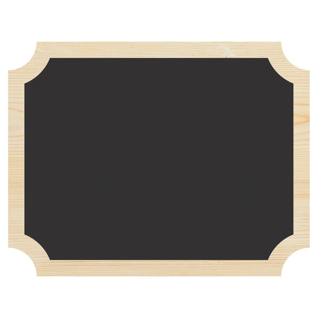 AMSCAN CO INC 241754 Amscan Chalkboard Easel Signs, 7in x 9in, Black, Set Of 4 Signs