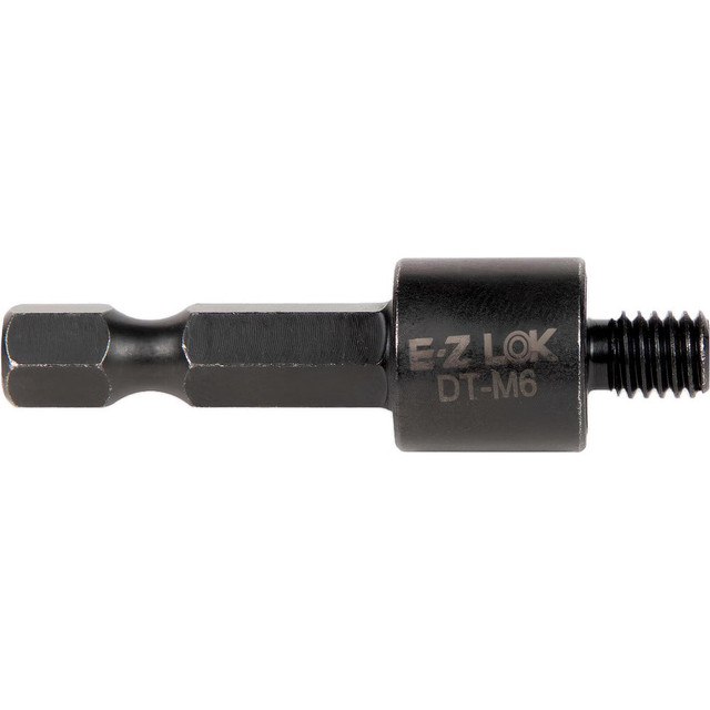 E-Z LOK DT-M6 Hex Drive & Slotted Drive Threaded Inserts; Product Type: Knife ; Thread Size: M6-1.0 ; Material: Steel ; Finish: Uncoated ; Drill Size: 0.3750 ; Hex Size: M6