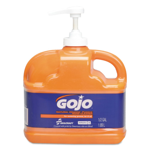 NATIONAL INDUSTRIES FOR THE BLIND SKILCRAFT 5220840  GOJO Pumice Liquid Hand Cleaner Soap, Fresh Citrus Scent, 64 Oz, Carton Of 6 Bottles (AbilityOne 8520015220840)