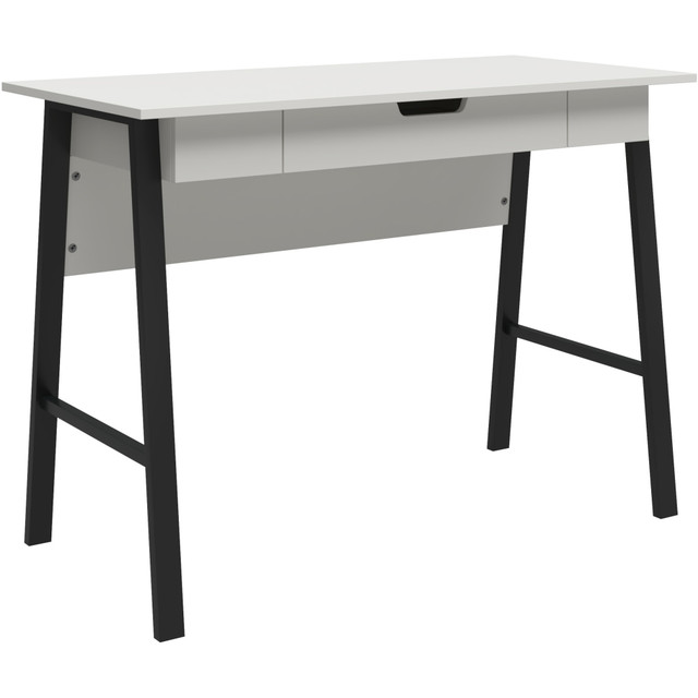 AMERIWOOD INDUSTRIES, INC. 2032872COM Ameriwood Home Oxford 46inW Computer Desk, White AMERIWOOD INDUSTRIES, INC. 2032872COM Ameriwood Home Oxford 46inW Computer Desk, White