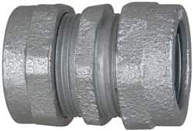 Cooper Crouse-Hinds CPR24 Conduit Coupling: For Rigid & Intermediate (IMC), Malleable Iron, 1-1/4" Trade Size