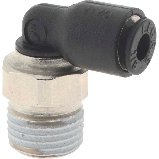 Legris 3109 53 11 Push-To-Connect Tube Fitting: Male Elbow, 1/8" Thread, 1/8" OD