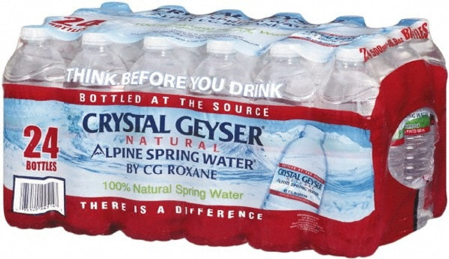 Crystal Geyser CGW24514 (84) 24-Packs Bottled Water