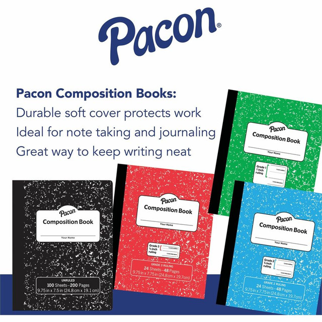 Dixon Ticonderoga Company Dixon MMK37145 Pacon Unruled Compositon Book