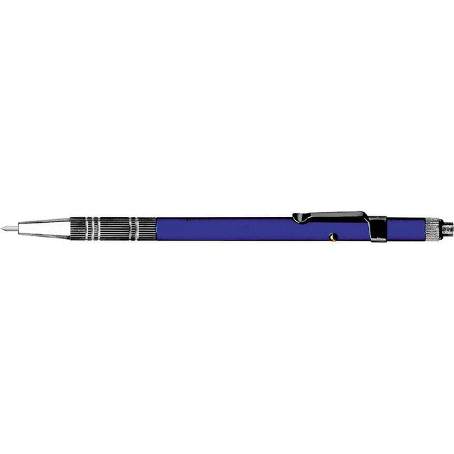 Fowler 525000000 Scribes; Scriber Type: Needle Point Pocket Scriber ; Tip Style: Straight ; Overall Length (Inch): 6 ; Tip Type: Retractable ; Body Material: Aluminum ; Handle Shape: Round
