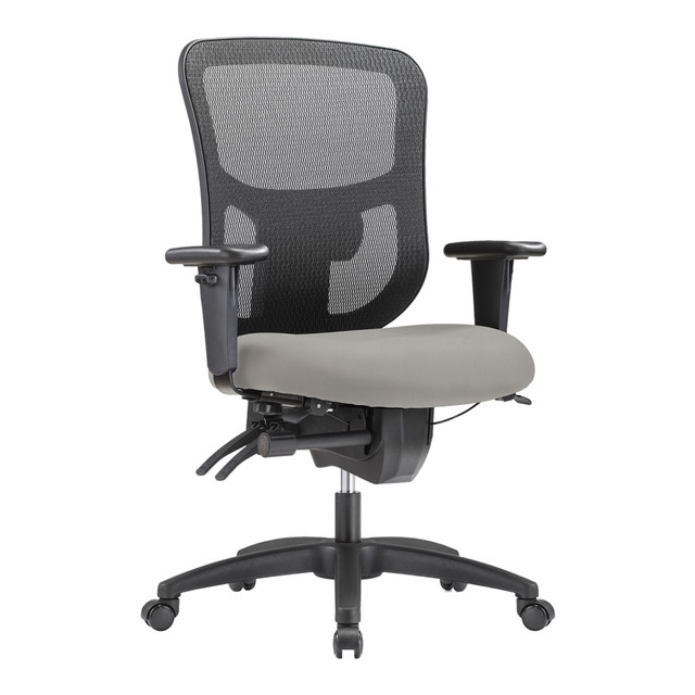 OFFICE DEPOT WorkPro KV-WP9XLC1-DGRY  9500XL Series Big & Tall Ergonomic Mesh/Antimicrobial Vinyl Mid-Back Chair, Black/Gray, BIFMA Compliant