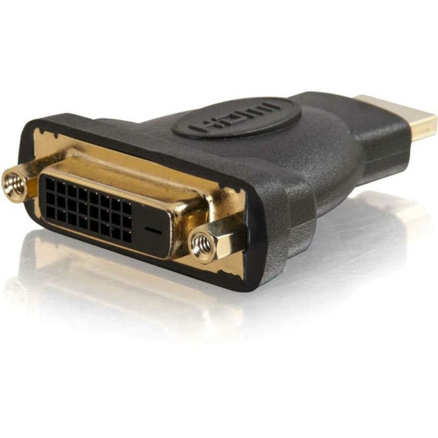 LASTAR INC. 40745 C2G Velocity DVI-D Female to HDMI Male Inline Adapter - 1 x 24-pin DVI-D Digital Video Female - 1 x HDMI Digital Audio/Video Male - Gold Contact - Black LASTAR INC. 40745 C2G Velocity DVI-D Female to HDMI Male Inline Adapter - 1 x 24-pin DVI-D Digital Video Female - 1 x HDMI Digital Audio/Video Male - Gold Contact - Black