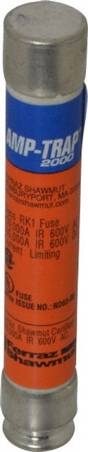 Ferraz Shawmut A6D5R Cylindrical Time Delay Fuse: RK1, 5 A, 127 mm OAL, 21 mm Dia