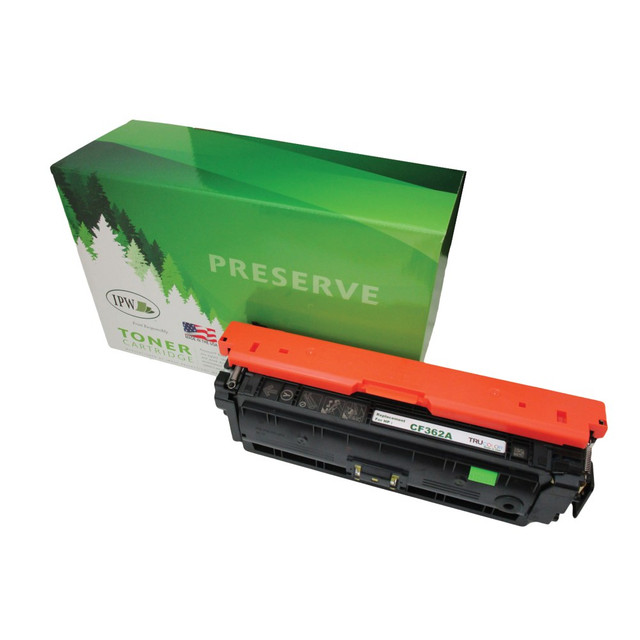 IMAGE PROJECTIONS WEST, INC. IPW Preserve 545-F2A-ODP  Remanufactured Yellow Toner Cartridge Replacement For HP 508A, CF362A, 545-F2A-ODP