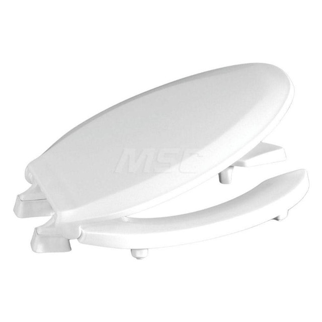 CENTOCO DSHL460STS-001 Toilet Seats; Type: Raised w/ Closed Front w/ Cover ; Style: Raised Seat ; Material: Plastic ; Color: White ; Outside Width: 14-1/2 (Inch); Inside Width: 0 (Inch)