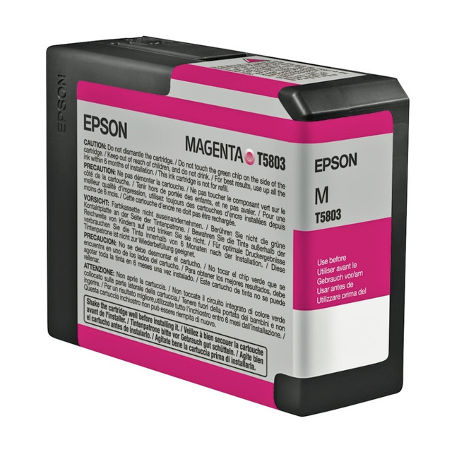 EPSON AMERICA INC. T580300 Epson T5803 UltraChrome K3 Magenta Ink Cartridge, T580300 EPSON AMERICA INC. T580300 Epson T5803 UltraChrome K3 Magenta Ink Cartridge, T580300