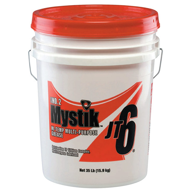 MYSTIK LUBRICANTS 665005002044 Mystik JT-6 Multipurpose Hi-Temp Grease, 35 Lb Pail