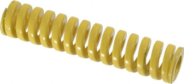 Dayton Lamina 9-1214-36 Die Spring: 3/4" Hole Dia, 3/8" Rod Dia, 3-1/2" Free Length, Yellow