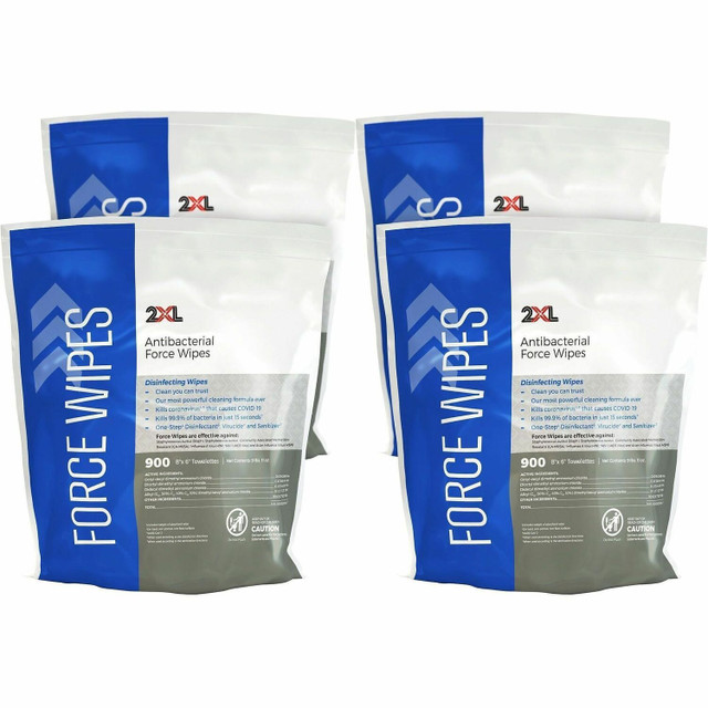 2XL Corporation 2XL L4014CT 2XL Antibacterial Force Wipes Bucket Refill