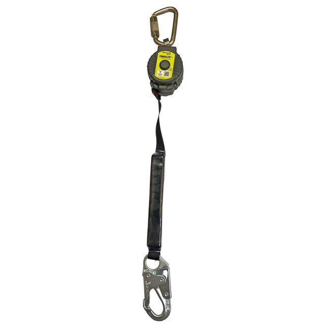 Miller MTL-OHW1-01/6FT Self-Retracting Fall Limiter:  420,  6' Line,  Carabiner Connection