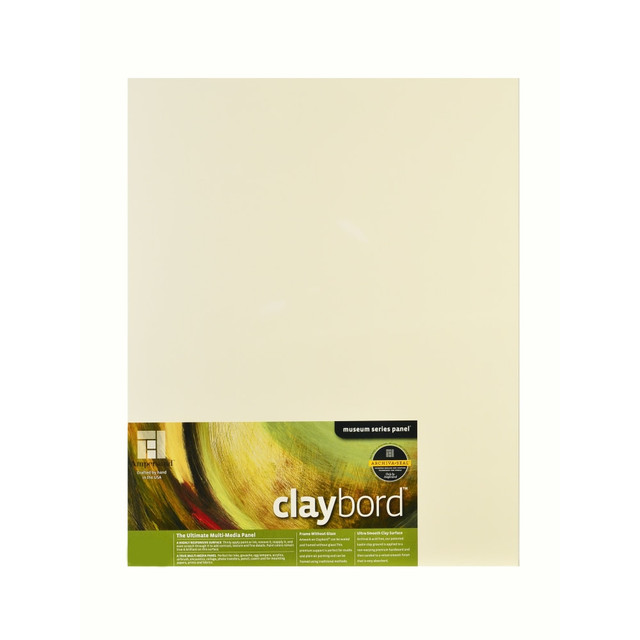 AMPERSAND ART SUPPLY, INC. CBS18 Ampersand Claybord, 18in x 24in AMPERSAND ART SUPPLY, INC. CBS18 Ampersand Claybord, 18in x 24in