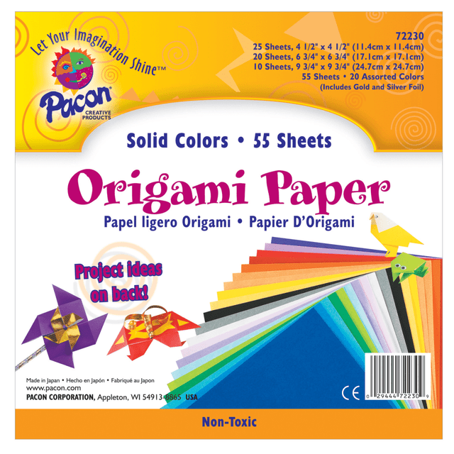 PACON CORPORATION 0072230 Pacon Origami Paper, Pack Of 55 Sheets