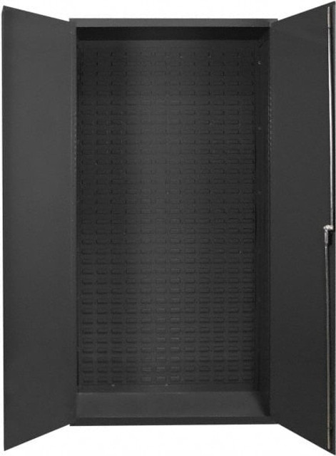 Durham 3602-BLP-95 Locking Storage Cabinet: 37" Wide, 19" Deep, 72" High