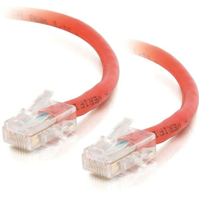LASTAR INC. 24503 C2G-5ft Cat5e Non-Booted Crossover Unshielded (UTP) Network Patch Cable - Red - Category 5e for Network Device - RJ-45 Male - RJ-45 Male - Crossover - 5ft - Red LASTAR INC. 24503 C2G-5ft Cat5e Non-Booted Crossover Unshielded (UTP) Network Patch Cable - Red - Category 5e for Network Device - RJ-45 Male - RJ-45 Male - Crossover - 5ft - Red