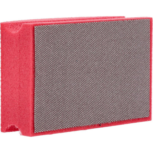 Norton 66260306362 Hand Sanding Pad: 2-1/8 x 3-1/2", Super Fine Grade, Diamond