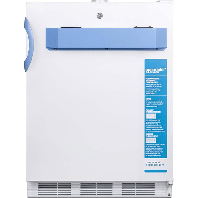 Accucold VT65MLBIMED2ADA Pharmacy, Medical-Laboratory Freezer: 3 cu ft Capacity, -25 to -15 &deg; C, 23-5/8" OAW, 23-5/8" OAD, 32-3/8" OAH