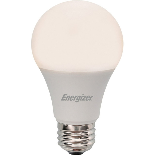 ENERGIZER BRANDS LLC EAW2-1001-SWT Energizer LED Light Bulb - 6 W - 60 W Incandescent Equivalent Wattage - 800 lm - A19 Size - Warm White, Daylight Light Color - 10000 Hour - 8540.3 deg.F (4726.8 deg.C) Color Temperature - 80 CRI - Energy Saver