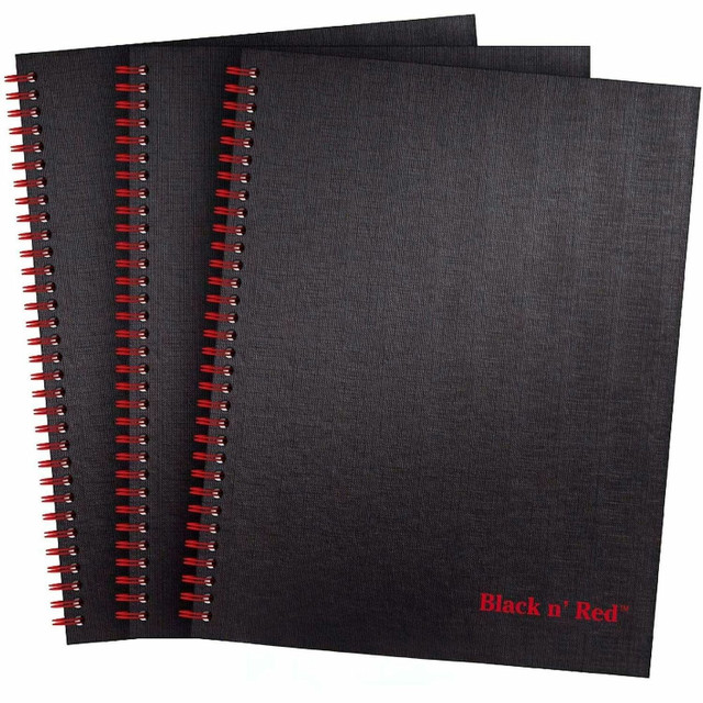 HAMELIN Black n' Red 400123488 Black n' Red Hardcover Twinwire Business Notebook