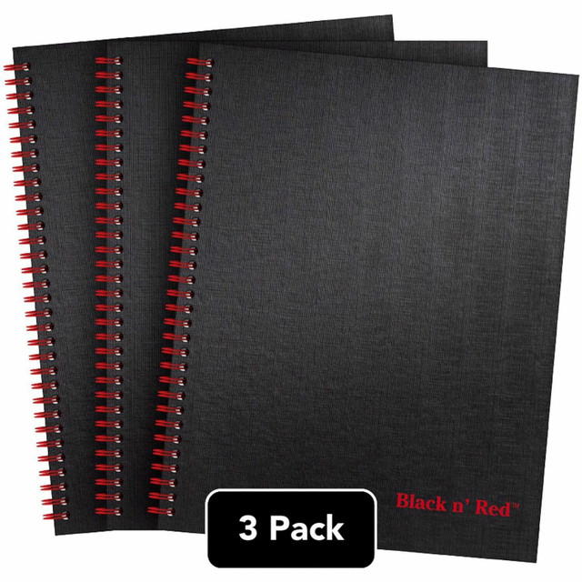 HAMELIN Black n' Red 400123488 Black n' Red Hardcover Twinwire Business Notebook HAMELIN Black n' Red 400123488 Black n' Red Hardcover Twinwire Business Notebook