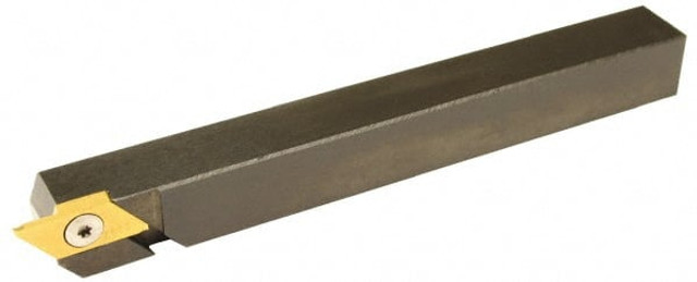 NTK 7908638 Indexable Cutoff Toolholder: 12 mm Max Depth of Cut, 0.472" Max Workpiece Dia, 0.7 mm Min Insert Width, Right Hand