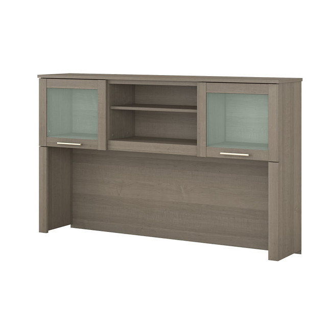 BUSH INDUSTRIES INC. WC81631 Bush Furniture Somerset 60inW L Shaped Desk Hutch, Ash Gray, Standard Delivery BUSH INDUSTRIES INC. WC81631 Bush Furniture Somerset 60inW L Shaped Desk Hutch, Ash Gray, Standard Delivery