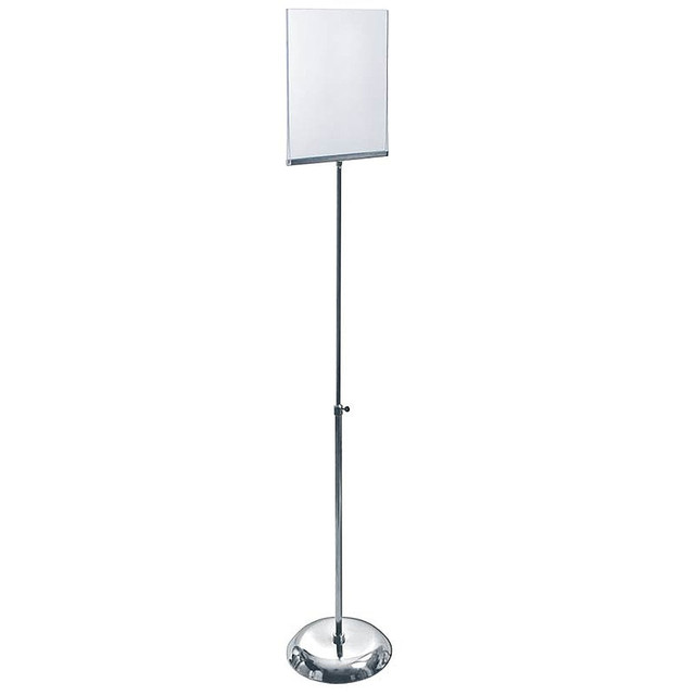 AZAR DISPLAYS 300840 Acrylic Vertical Sign Holder With Metal Pedestal Stand, 11in x 8 1/2in, Clear AZAR DISPLAYS 300840 Acrylic Vertical Sign Holder With Metal Pedestal Stand, 11in x 8 1/2in, Clear