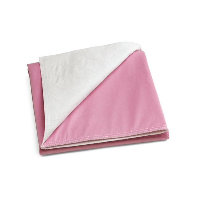MEDLINE INDUSTRIES, INC. MDTIU3TEFPNKW Sofnit 300 Reusable Underpads, Wings, 34in x 36in, Pink/White, Case Of 12