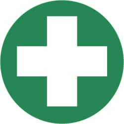 AccuformNMC Accident Prevention Label: 2" Dia HH30