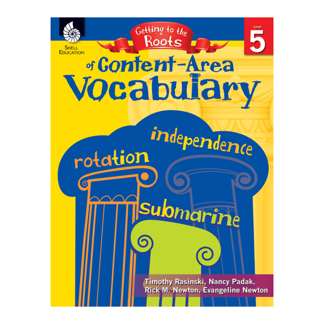 SHELL EDUCATION 50865  Getting To The Roots Of Content-Area Vocabulary, Grade 5