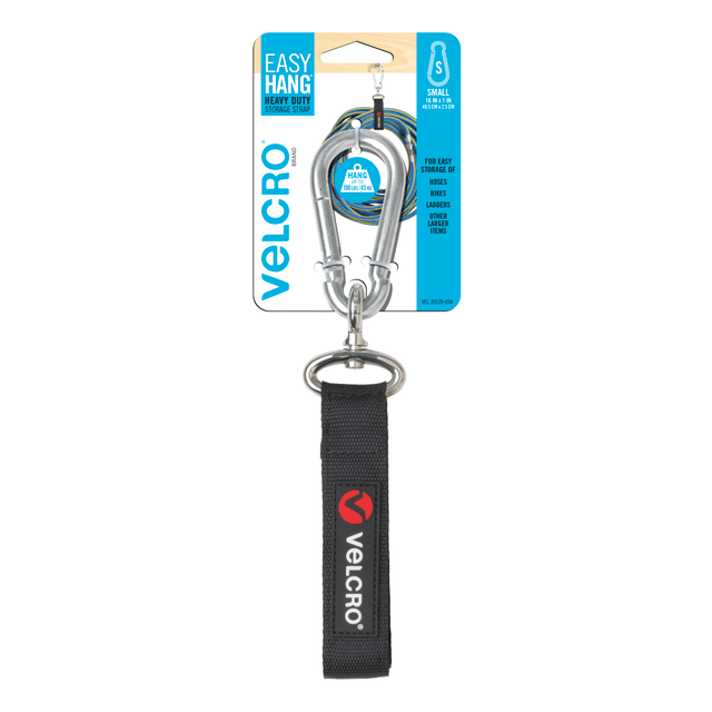 VELCRO USA INC VEL-30120-USA VELCRO Brand Small Easy Hang Strap, 16in x 1in, Black VELCRO USA INC VEL-30120-USA VELCRO Brand Small Easy Hang Strap, 16in x 1in, Black