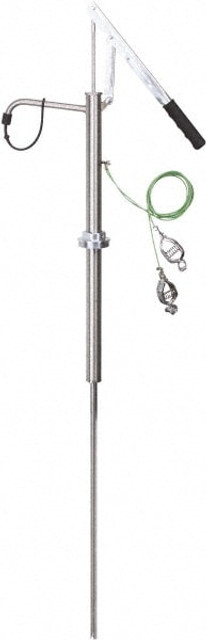 PRO-LUBE LLP/SS/55/F 64 Strokes per Gal, 1/2" Outlet, Stainless Steel Hand Operated Lever Pump