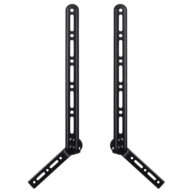 TRANSFORM PARTNERS LLC MI-SB41 Mount-It! MI-SB41 Sound Bar Wall Mounting Bracket, 20inH x 1-7/16inW x 1/2inD, Black