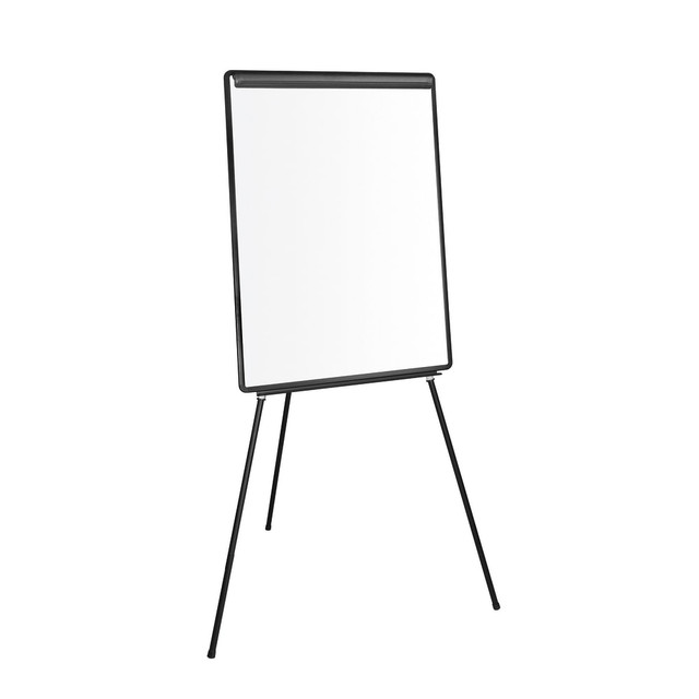 BI-SILQUE VISUAL COMM.PROD. EA2306475 MasterVision Magnetic Tripod Tabletop/Floor Easel, Steel, Black