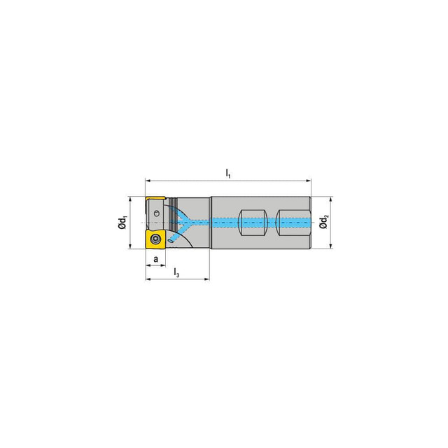 Ceratizit 5877432504 Indexable Square-Shoulder End Mills; Maximum Depth of Cut (Decimal Inch): 0.2360 ; Cutter Style: C491 ; Shank Type: Weldon Flat ; Shank Diameter (Decimal Inch): 1.2500 ; Shank Diameter (Inch): 1-1/4 ; Insert Holding Method: Screw