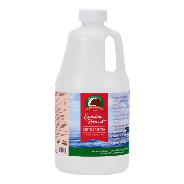 Bare Ground Solutions CSA-64G Garden & Pump Sprayer Accessories; Description: Sunshine Harvest Chitosan with Salicylic Acid 64oz bottle ; Form: Liquid ; For Use With: Sprayer ; Chemical Safe: Yes ; Type: Fertilizer ; Tank Material: No Tank