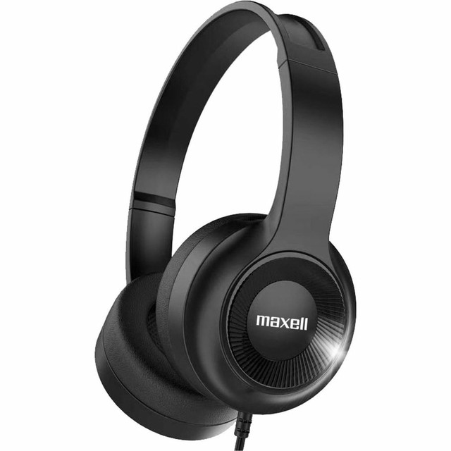 MAXELL CORPORATION OF AMERICA 199840 Maxell Bass 13 Headphones - Stereo - Wired - Over-the-head - Binaural - Circumaural - Black MAXELL CORPORATION OF AMERICA 199840 Maxell Bass 13 Headphones - Stereo - Wired - Over-the-head - Binaural - Circumaural - Black