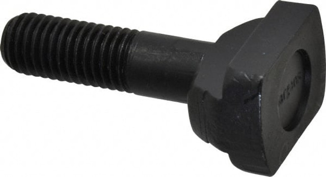 Jergens 44302 Steel T-Slot Bolt: 5/8-11, 1-1/4" Thread Length, 5/8" Slot Width, Black Finish