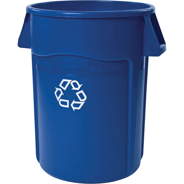 Rubbermaid Commercial Products Rubbermaid Commercial 264307BLU Rubbermaid Commercial Brute 44-Gallon Vented Recycling Container