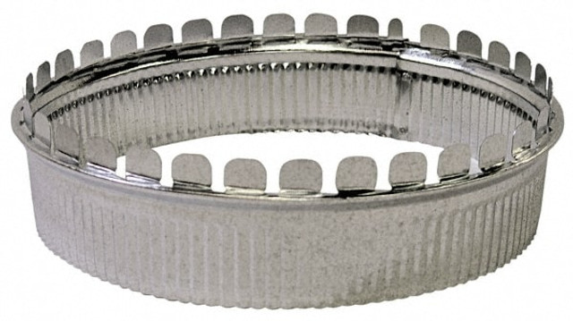 MSC 01208000Z 8" ID, Galvanized Duct Round Starting Collar